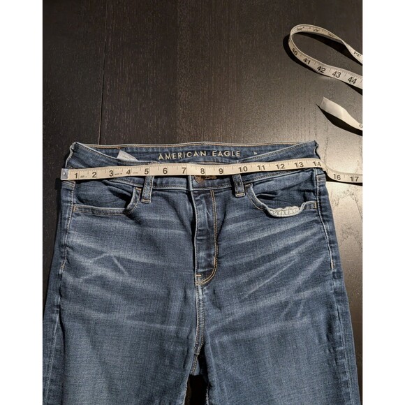 American Eagle Size 8 Hi Rise Jegging Jeans Womens AE Super Stretch Regular - Picture 8 of 8